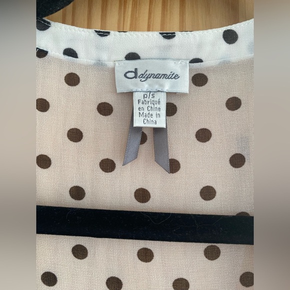 Sheer Polka Dots blouse - Picture 3 of 3